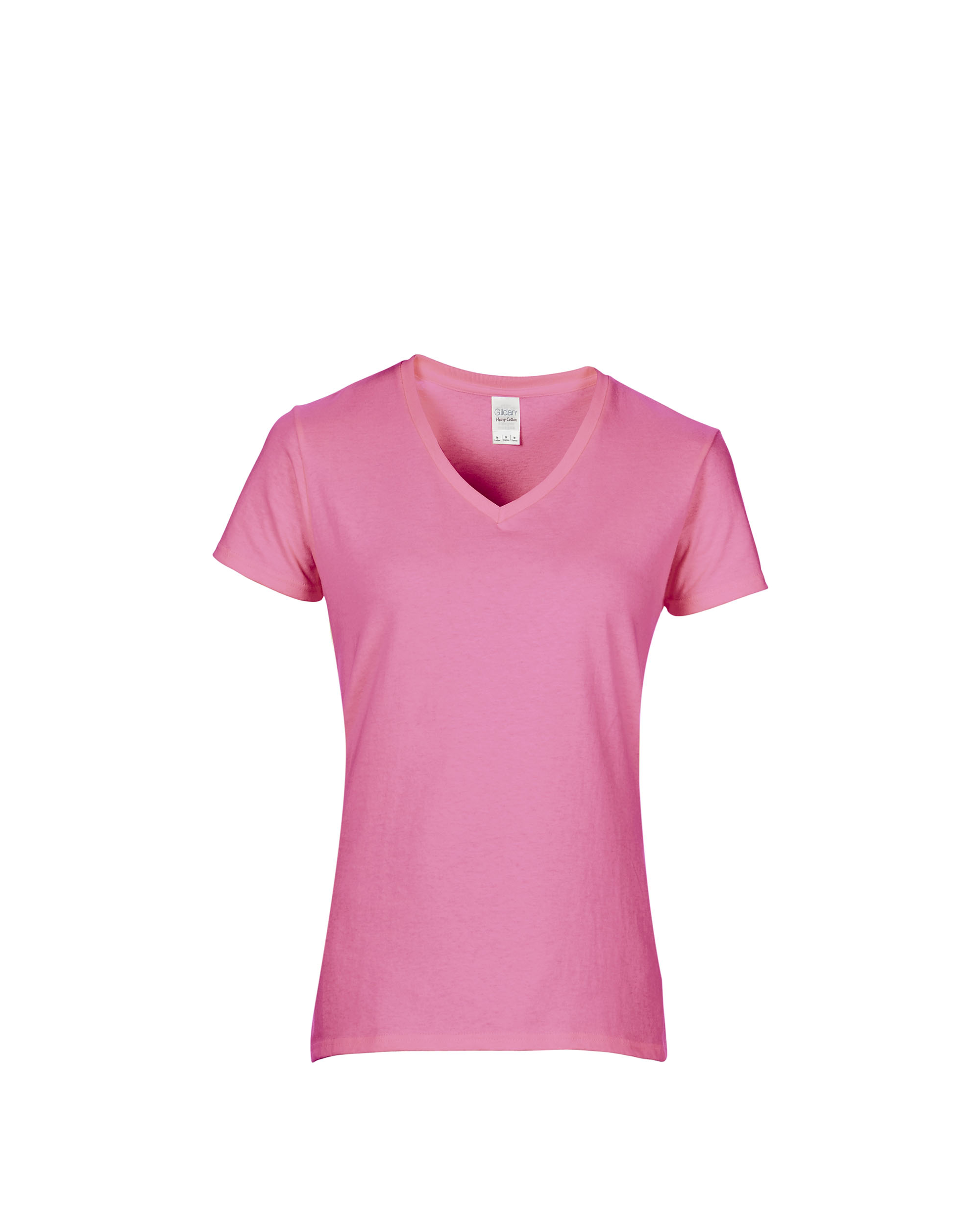 pink v neck t shirt women's