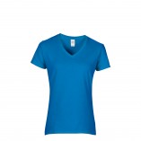 Women's Soft Style Junior Fit V-Neck T-Shirt Sapphire