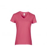 5V00L-184C_coral silk-5.3 oz- heavy cotton- v neck-ladies shirts-youth shirts- t shirt design- graphic t shirts